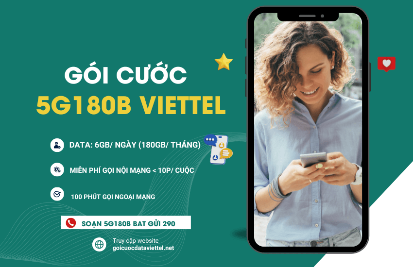 goi cuoc 5g180b viettel