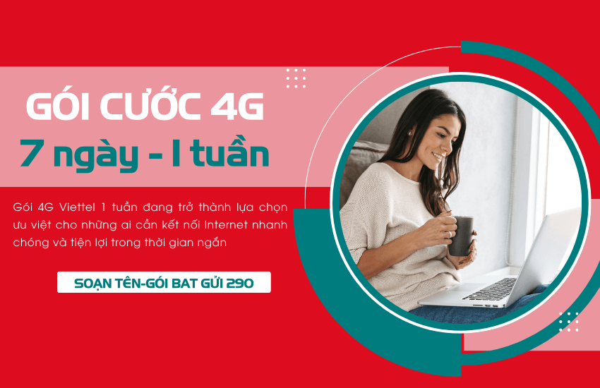 goi cuoc 4g viettel 1 tuan